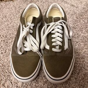 Olive green vans
